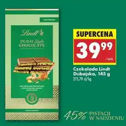 Biedronka Czekolada Lindt Dubajska, 145 g oferta