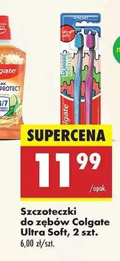 Biedronka Szczoteczki do zębów Colgate Ultra Soft, 2 szt oferta