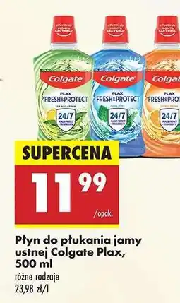 Biedronka Płyn do płukania jamy ustnej Colgate Plax, 500 ml oferta