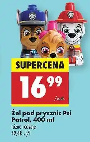 Biedronka Żel pod prysznic Psi Patrol, 400 ml oferta