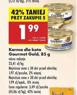 Biedronka Gourmet Gold 85 g oferta