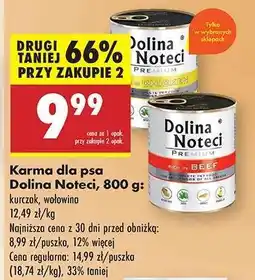 Biedronka Karma dla psa Dolina Noteci, 800 g oferta