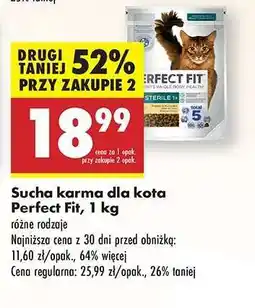 Biedronka Sucha karma dla kota Perfect Fit, 1 kg oferta