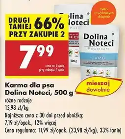 Biedronka Karma dla psa Dolina Noteci, 500 g oferta