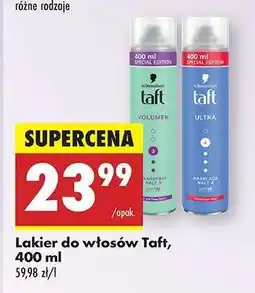Biedronka Lakier do włosów Taft, 400 ml oferta