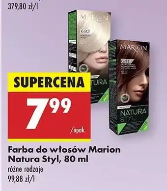 Biedronka Farba do włosów Marion Natura Styl, 80 ml oferta