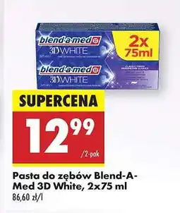 Biedronka Pasta do zębów blend-a-med 3D White, 2x75 ml oferta