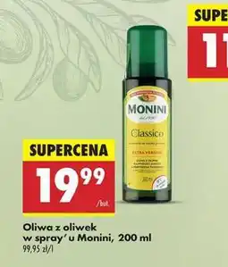 Biedronka Oliwa z oliwek w spray'u Monini 200 ml oferta