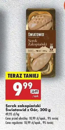 Biedronka Serek zakopiański Światowid z Gór, 200 g oferta