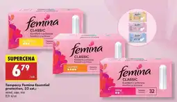 Biedronka Tampony Femina Essential protection, 32 szt oferta