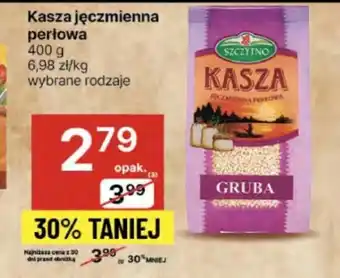 Delikatesy Centrum Kasza jęczmienna Szczytno oferta