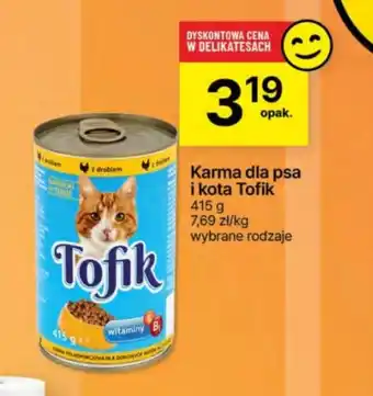 Delikatesy Centrum Karma dla psa Tofik oferta