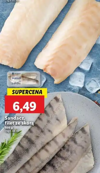 Lidl Sandacz filet ze skórą oferta