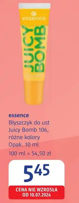 dm drogerie markt Błyszczyk do ust Essence oferta