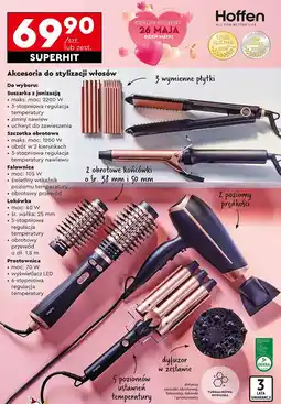 Biedronka Akcesoria do włosów Hoffen oferta
