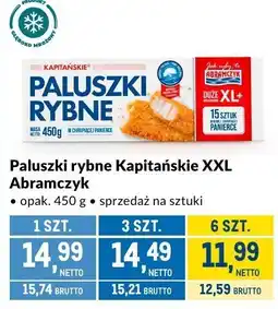 Makro Paluszki rybne Kapitańskie XXL Abramczyk 450g oferta