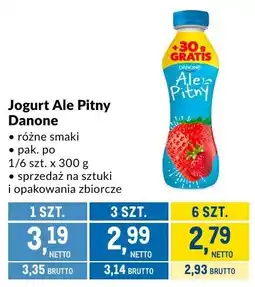 Makro Jogurt Ale Pitny Danone 300g oferta