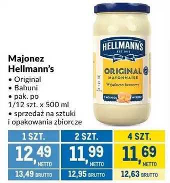 Makro Majonez Hellmann's oferta