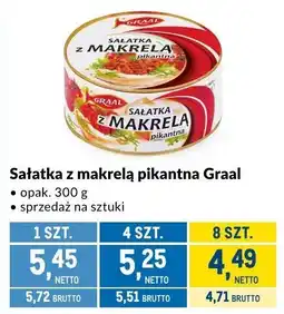 Makro Sałatka z makrelą pikantna Graal oferta