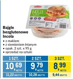 Makro Bagle bezglutenowe Incola oferta