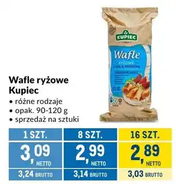 Makro Wafle ryżowe Kupiec oferta