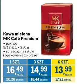 Makro Kawa mielona MK Café Premium oferta