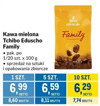 Makro Kawa mielona Tchibo Eduscho Family oferta