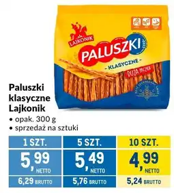 Makro Paluszki klasyczne Lajkonik oferta