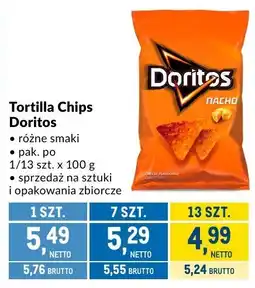 Makro Tortilla chips Doritos oferta