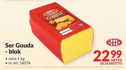Makro Ser Gouda - blok 1kg Mlekovita oferta