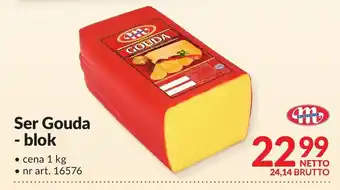 Makro Ser Gouda - blok 1kg Mlekovita oferta