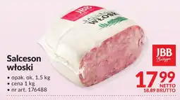Makro Salceson włoski 1kg JBB oferta