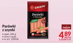 Makro Parówki z szynki 200g Sokołów oferta