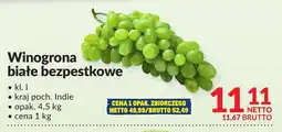 Makro Winogrona białe bezpestkowe Makro oferta