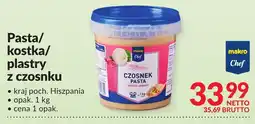 Makro Pasta/kostka/plastry z czosnku makro Chef oferta