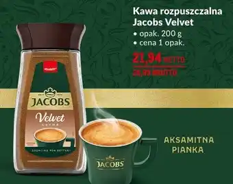 Makro Kawa rozpuszczalna Jacobs Velvet 200g oferta