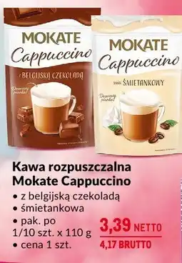 Makro Kawa rozpuszczalna Mokate Cappuccino belgijska czekolada 10x11g oferta