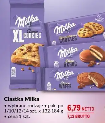 Makro Ciastka Milka różne rodzaje 132-184g oferta
