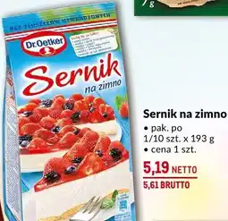 Makro Sernik na zimno 193g Dr. Oetker oferta