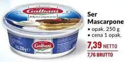 Makro Ser mascarpone Galbani 250g oferta