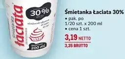 Makro Śmietanka Łaciata 30% 200ml Mlekpol oferta