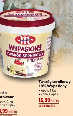 Makro Twaróg sernikowy 18% Wypasiony 1kg Mlekovita oferta