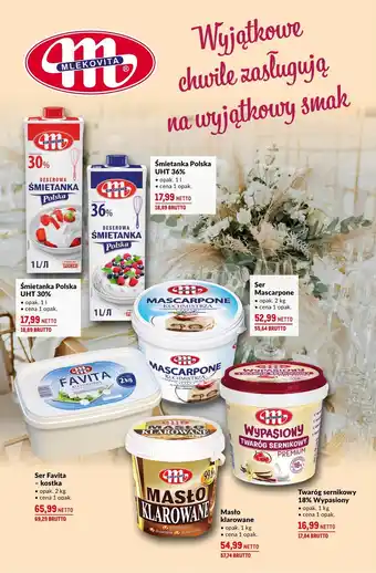Makro Twaróg sernikowy 18% Wypasiony 1kg Mlekovita oferta
