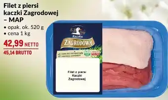 Makro Filet z piersi kaczki zagrodowej MAP 520g Zagrodowy oferta