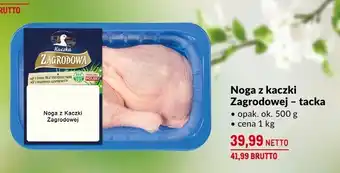 Makro Noga z kaczki zagrodowej tacka 500g Zagrodowy oferta
