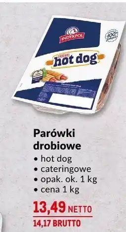 Makro Parówki drobiowe cateringowe 1kg Makro oferta
