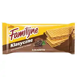 E.Leclerc Familijne Klasyczne wafle kakaowe 180 g oferta