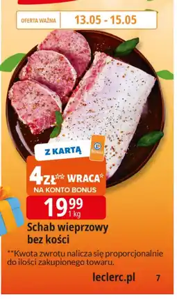 E.Leclerc Schab bez kości oferta