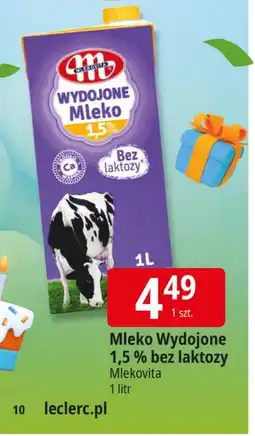 E.Leclerc Mleko bez laktozy Mlekovita oferta