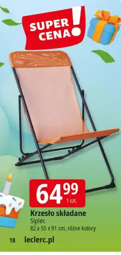 E.Leclerc Krzesło Siplec oferta